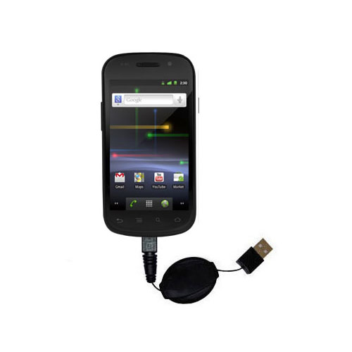 Retractable USB Power Port Ready charger cable designed for the Samsung Nexus Prime and uses TipExchange