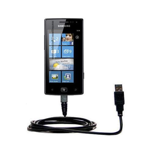 USB Cable compatible with the Samsung Omnia W