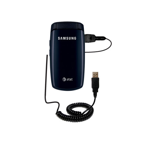 Coiled USB Cable compatible with the Samsung SGH-A137