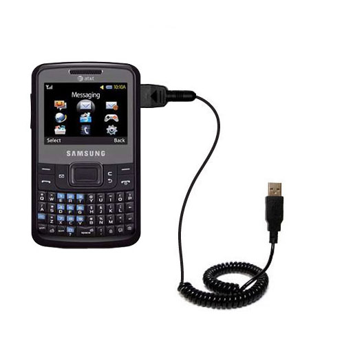 Coiled USB Cable compatible with the Samsung SGH-A177