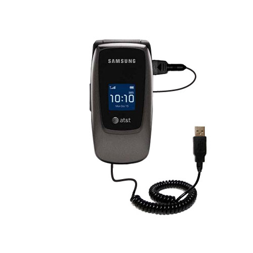 Coiled USB Cable compatible with the Samsung SGH-A227