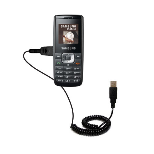 Uses Gomadic TipExchange Technology Classic Straight USB Cable for the Samsung SGH-i916 with Power Hot Sync and Charge Capabilities 