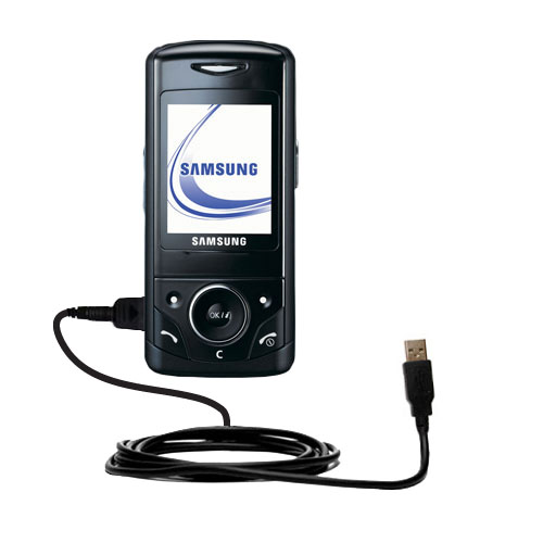 Classic Straight USB Cable suitable for the Samsung SGH-D520 with Power Hot Sync and Charge Capabilities - Uses Gomadic TipExchange Technology