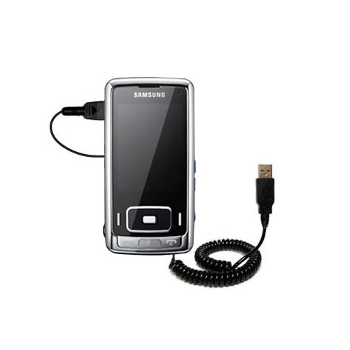 Coiled USB Cable compatible with the Samsung SGH-G800