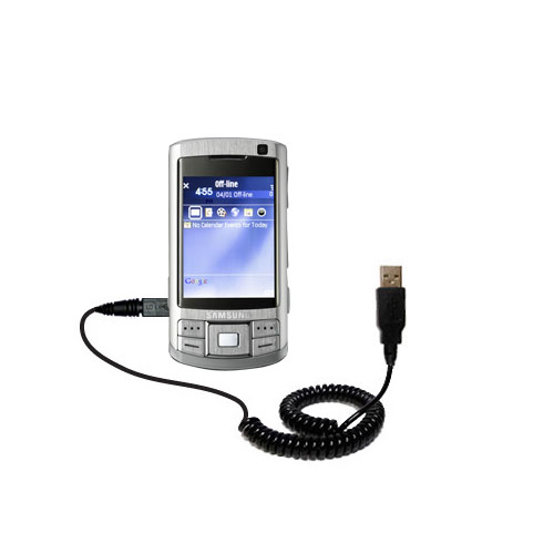 Coiled USB Cable compatible with the Samsung SGH-G810