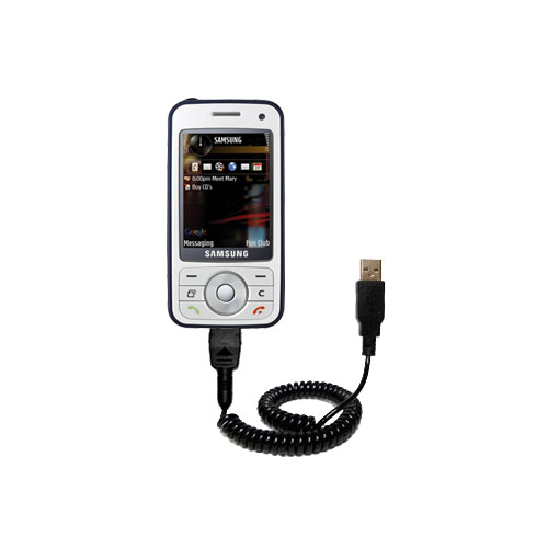 Coiled USB Cable compatible with the Samsung SGH-i450