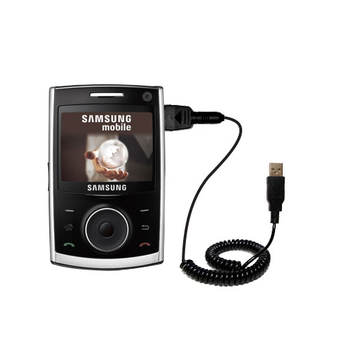 Coiled USB Cable compatible with the Samsung SGH-i620