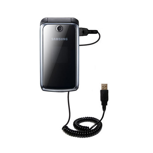 Coiled USB Cable compatible with the Samsung SGH-M310