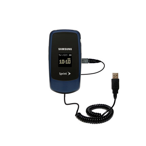 Coiled USB Cable compatible with the Samsung SPH-M220