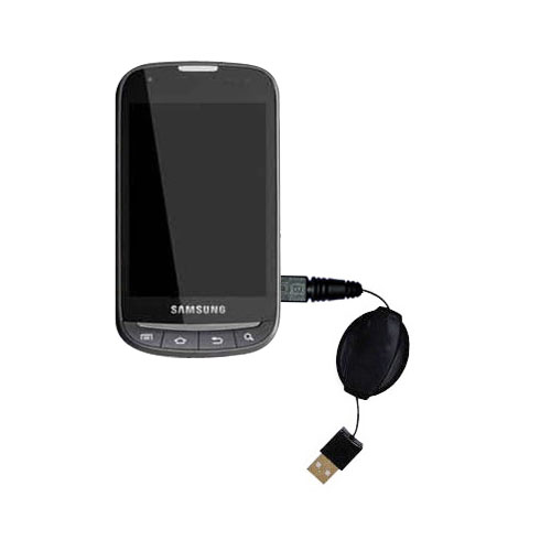 Retractable USB Power Port Ready charger cable designed for the Samsung SPH-M930 and uses TipExchange