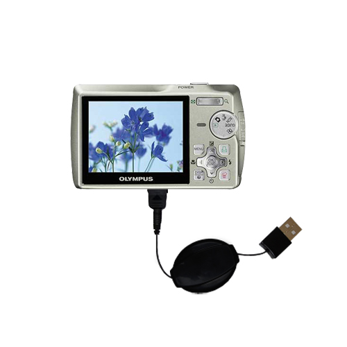 Retractable USB Power Port Ready charger cable designed for the Samsung U710 and uses TipExchange