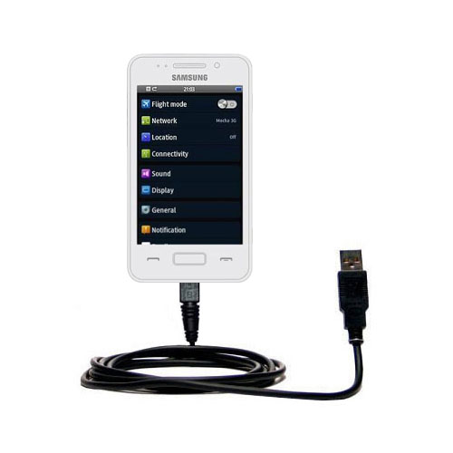 USB Cable compatible with the Samsung Wave 725