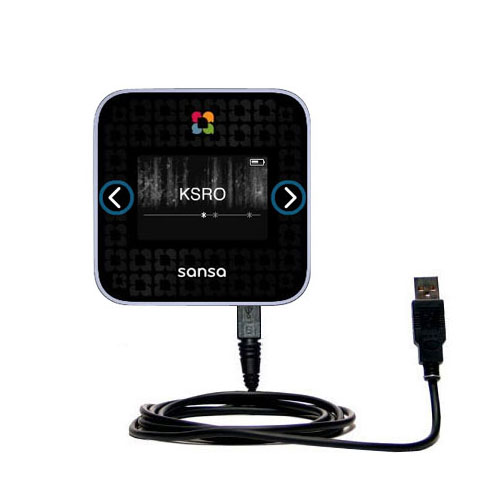 USB Cable compatible with the Sandisk Sansa SlotRadio to Go