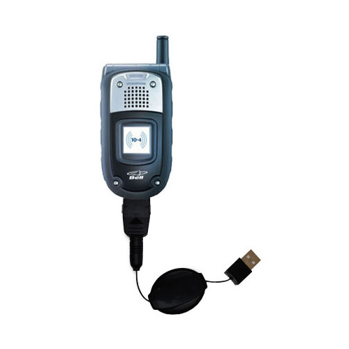 Retractable USB Power Port Ready charger cable designed for the Sanyo RL-7300 / RL 7300 and uses TipExchange