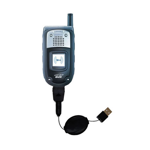Retractable USB Power Port Ready charger cable designed for the Sanyo SCP-7300 / SCP 7300 and uses TipExchange