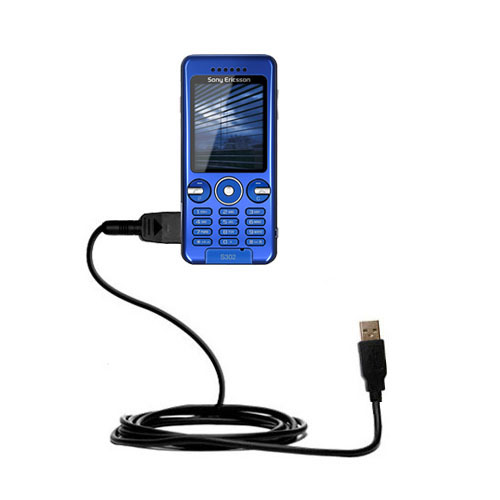 USB Cable compatible with the Sony Ericsson S302