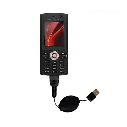 Retractable USB Power Port Ready charger cable designed for the Sony Ericsson V640i and uses TipExchange