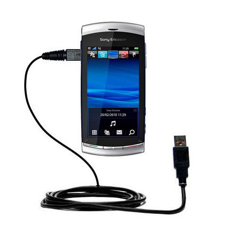 USB Cable compatible with the Sony Ericsson Vivaz Pro a
