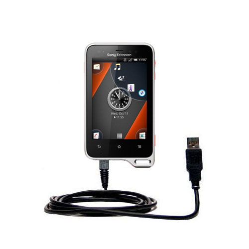 USB Cable compatible with the Sony Ericsson Xperia active