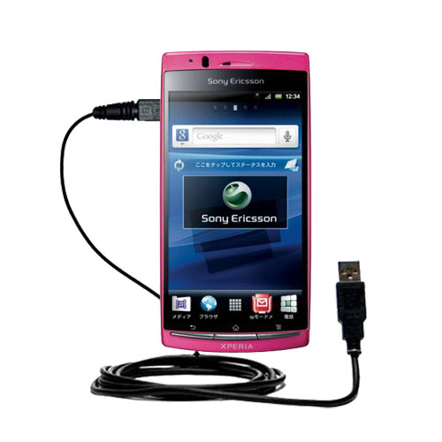 USB Cable compatible with the Sony Ericsson Xperia Arc HD