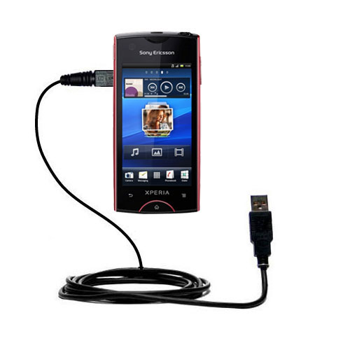 USB Cable compatible with the Sony Ericsson Xperia Azusa