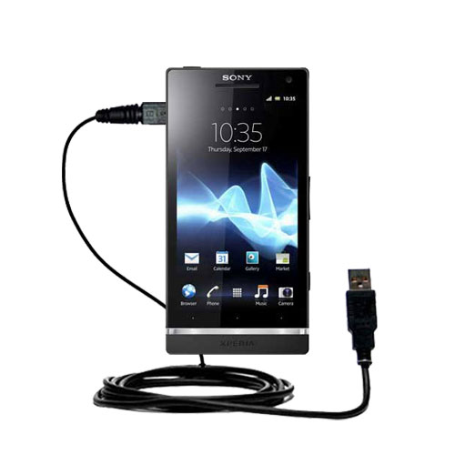 USB Cable compatible with the Sony Ericsson Xperia ion