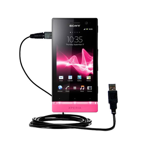 USB Cable compatible with the Sony Ericsson Xperia U / ST25i