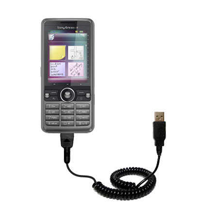 Coiled USB Cable compatible with the Sony Ericsson Z780
