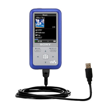 USB Cable compatible with the Sony NWZ-610F