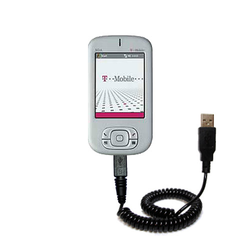 Coiled USB Cable compatible with the T-Mobile MDA Pro
