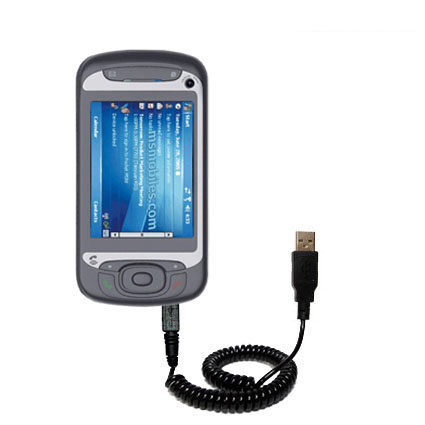 Coiled USB Cable compatible with the T-Mobile MDA Vario II