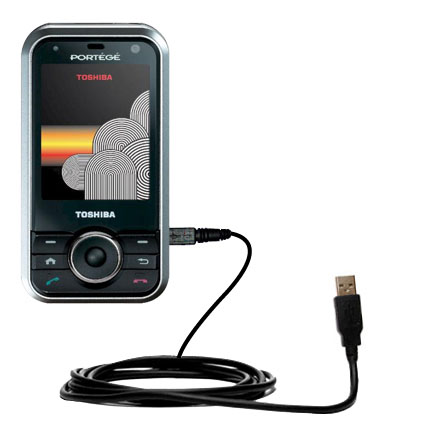 Coiled Power Hot Sync USB Cable for the Skiff Reader with both data and charge features Uses Gomadic TipExchange Technology