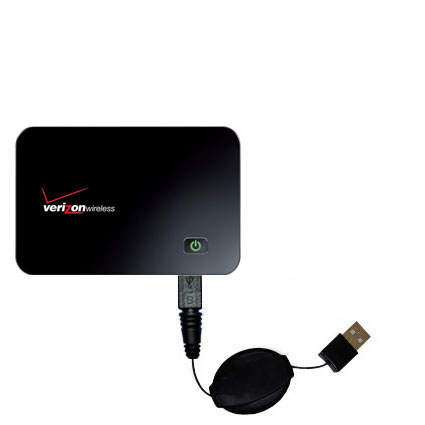 Retractable USB Power Port Ready charger cable designed for the Verizon MiFi 2200 and uses TipExchange