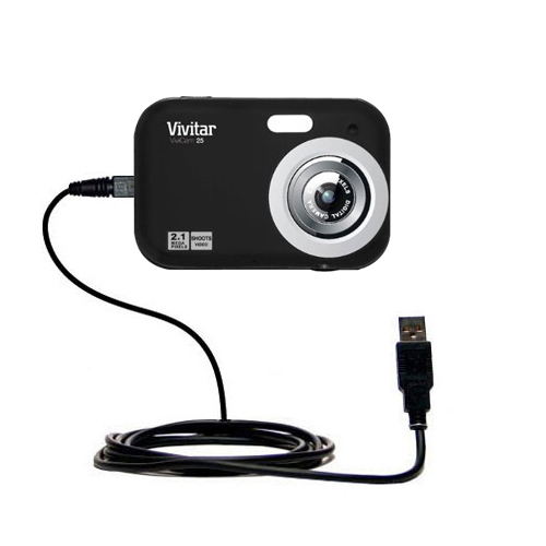 USB Data Cable compatible with the Vivitar ViviCam 25