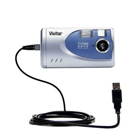 USB Data Cable compatible with the Vivitar ViviCam 3315