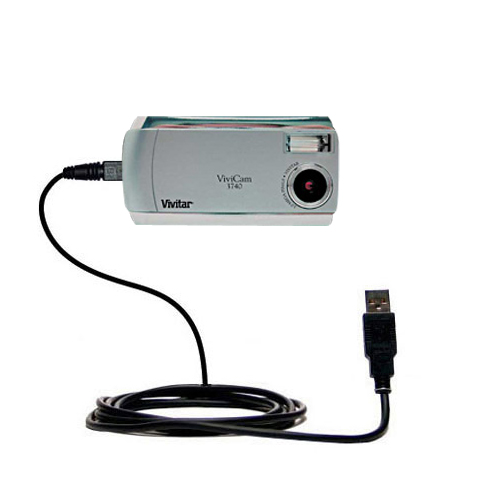 USB Data Cable compatible with the Vivitar ViviCam 3740