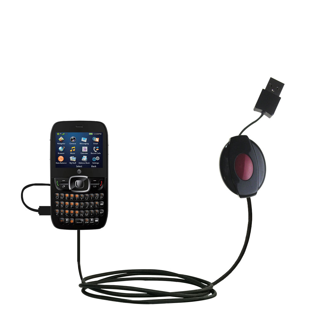 Retractable USB Power Port Ready charger cable designed for the ZTE Altair 2 and uses TipExchange