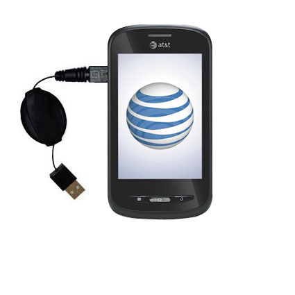 Retractable USB Power Port Ready charger cable designed for the ZTE Avail and uses TipExchange