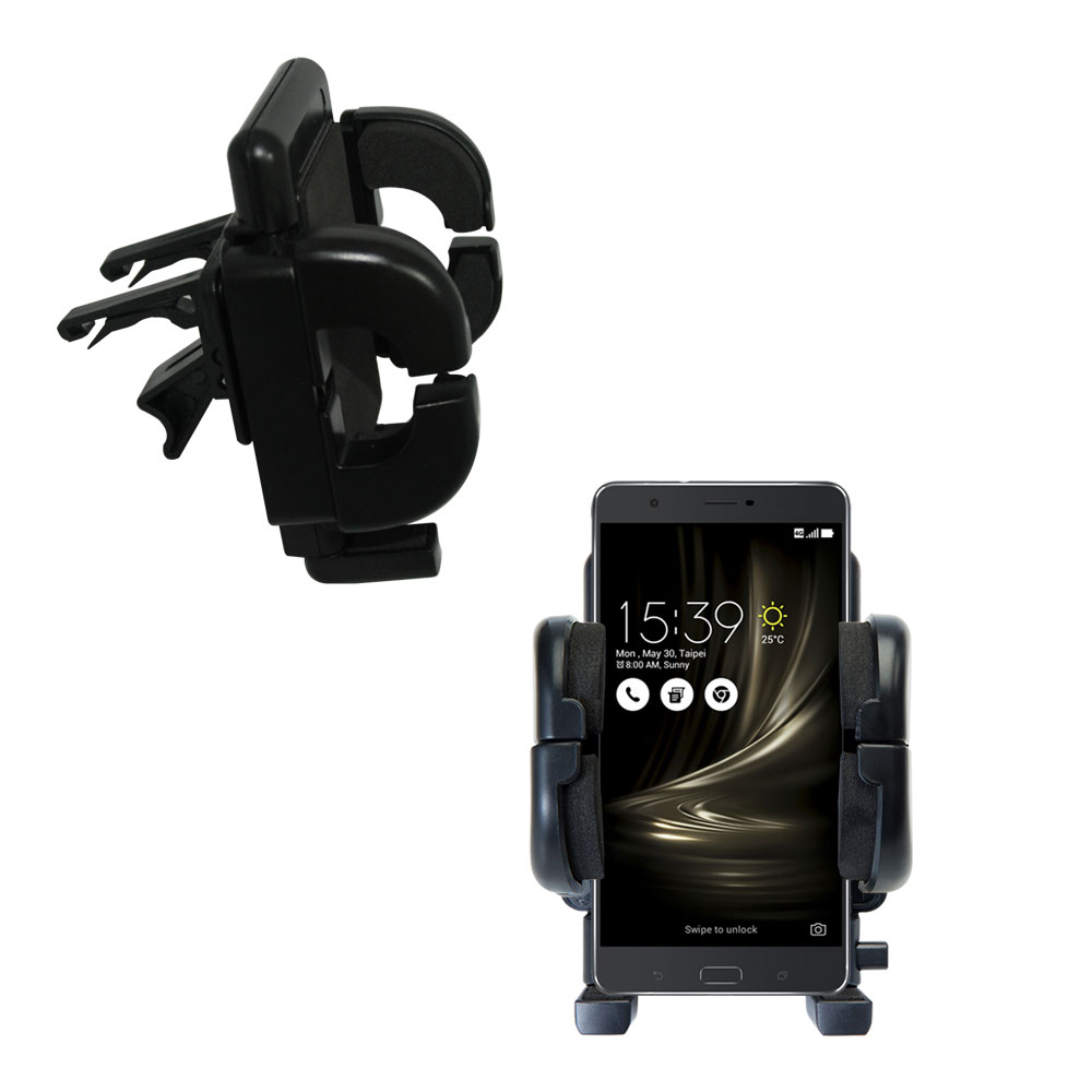 Vent Swivel Car Auto Holder Mount compatible with the Asus Zenfone 3 Ultra
