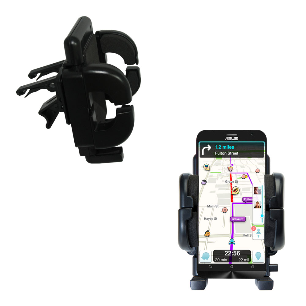 Vent Swivel Car Auto Holder Mount compatible with the Asus ZenFone Zoom