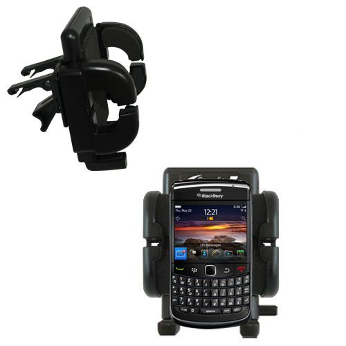 Gomadic Air Vent Clip Based Cradle Holder Car / Auto Mount suitable for the Blackberry Bold 9780 - Lifetime Warranty