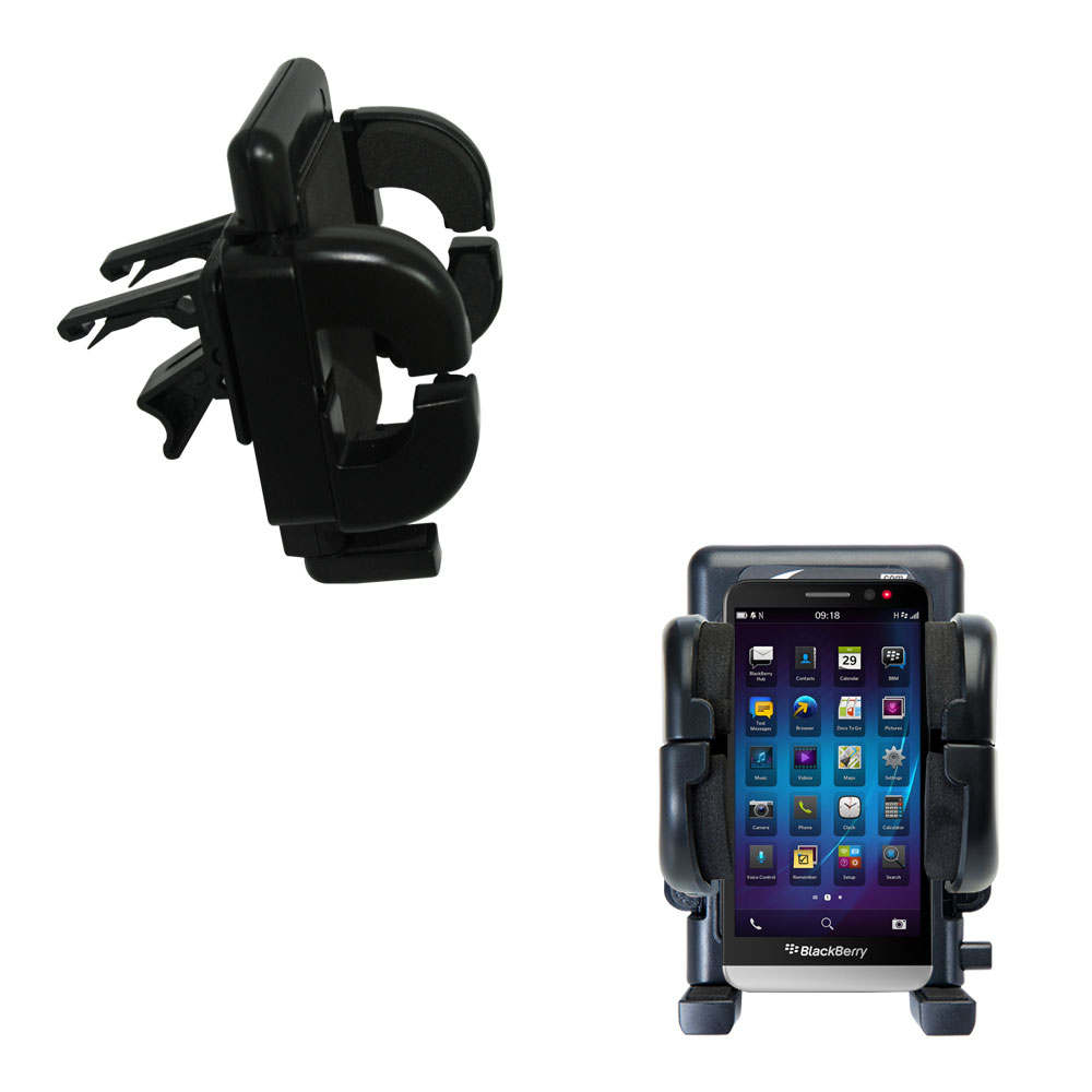 Gomadic Air Vent Clip Based Cradle Holder Car / Auto Mount suitable for the Blackberry Z30 - Lifetime Warranty