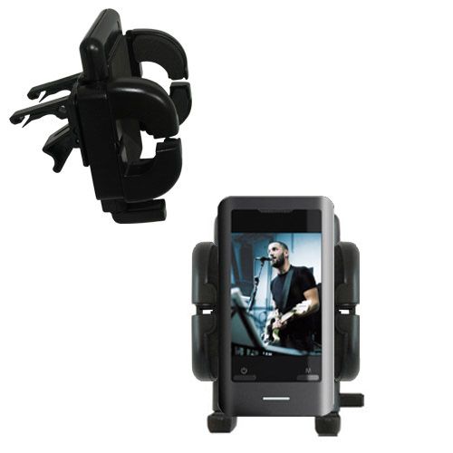 Vent Swivel Car Auto Holder Mount compatible with the Coby MP827