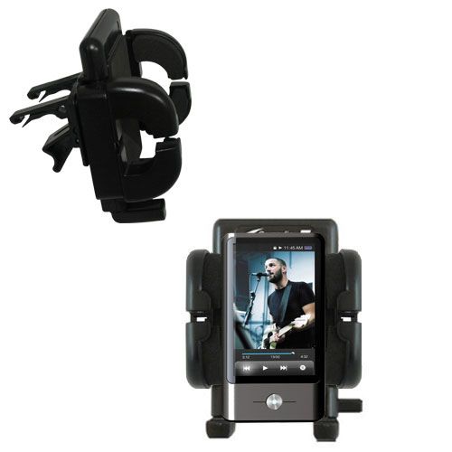 Vent Swivel Car Auto Holder Mount compatible with the Coby MP837 Touchscreen Video MP3 Player