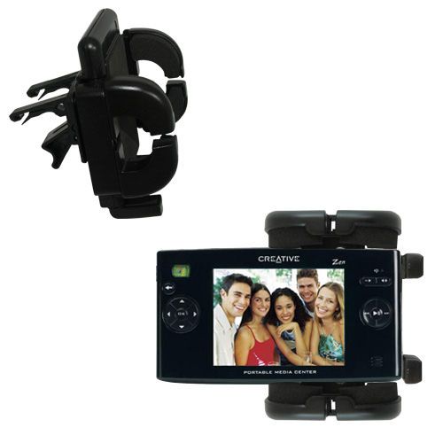 Vent Swivel Car Auto Holder Mount compatible with the Creative Zen Portable Media Center