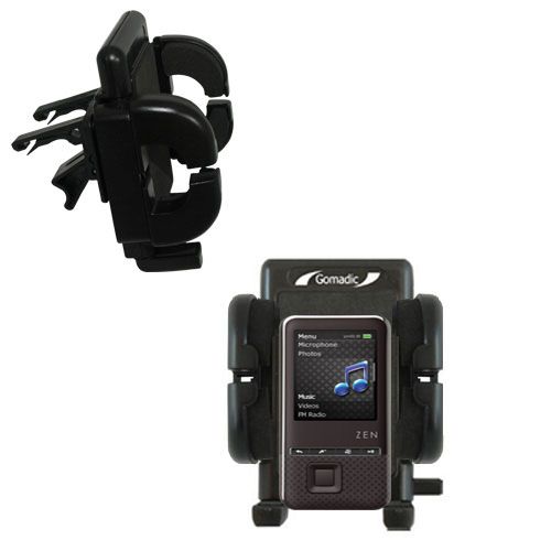Vent Swivel Car Auto Holder Mount compatible with the Creative Zen Style 300