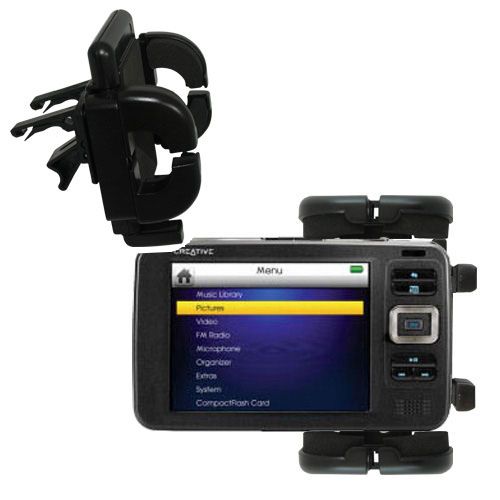 Vent Swivel Car Auto Holder Mount compatible with the Creative Zen Vision