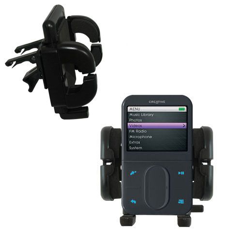 Vent Swivel Car Auto Holder Mount compatible with the Creative Zen Vision M