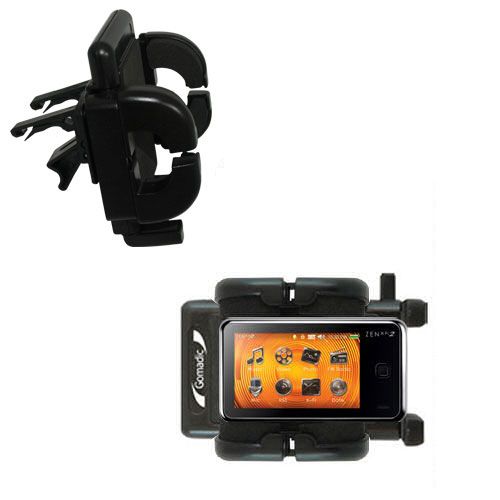 Vent Swivel Car Auto Holder Mount compatible with the Creative Zen X-Fi2 Deluxe