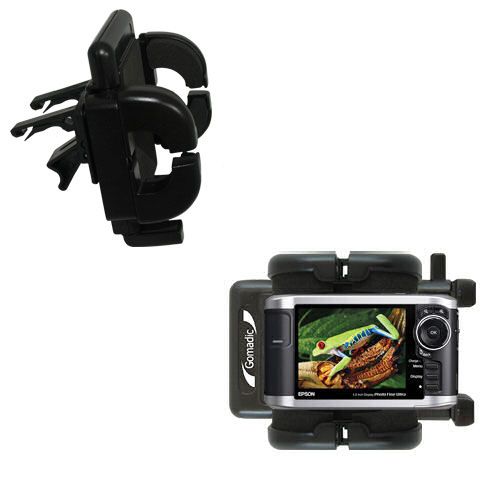 Vent Swivel Car Auto Holder Mount compatible with the Epson P-3000 Multimedia Photo Viewer